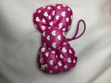 헬로키티 핑크 리본 머리끈 스쿨백