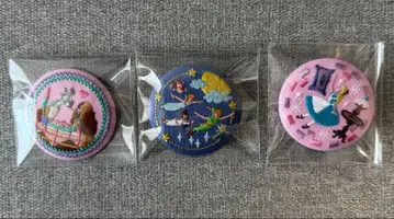 자수 캔뱃지 디즈니 피터팬 101마리 강아지 앨리스 3종 세트