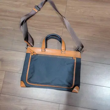 TAKEO KIKUCHI 비즈니스 백 그레이/오렌지