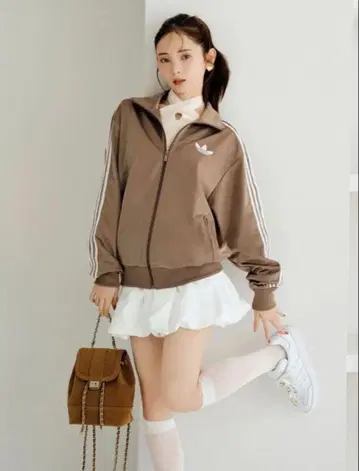 adidas x snidel 브라운 저지 XL