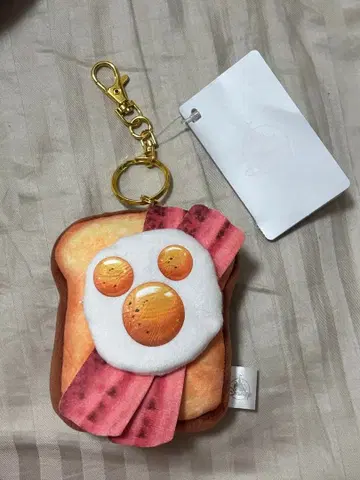 미키 봉제 인형 키링 토스트 MICKEY'S BAKERY