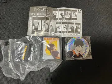 하이큐!! 카게야마 토비오 가챠가챠 상품과 캔뱃지 세트