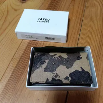 TAKEO KIKUCHI 카모 패턴 명함지갑