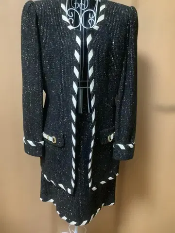 MADONNA 90s 버블 수트 트위드풍 수트 셋업