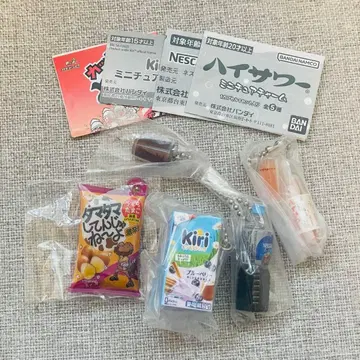 미니어처 참 식품 네스카페 가챠가챠 캡슐 토이 키링