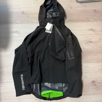 가와사키 플라자 레인 자켓 L 마운틴 후드티 블루종 방수