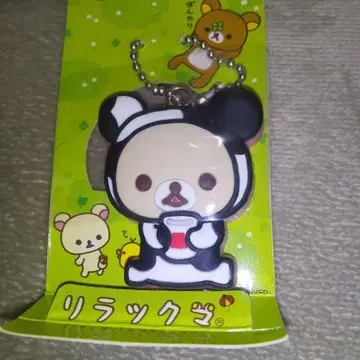 산엑스 코리락쿠마 소 미니 거울 마스코트 키링