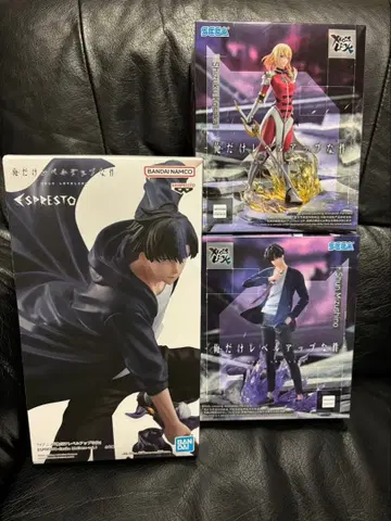 나 혼자만 레벨업 피규어 미즈노 슈 사카시즈쿠 3체 세트