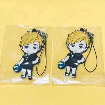 하이큐 미야 아츠무 넨도로이드 특전 러버 스트랩 2종 세트