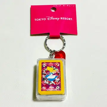 도쿄 디즈니 리조트 미니 카드놀이 키체인 이상한 나라의 앨리스