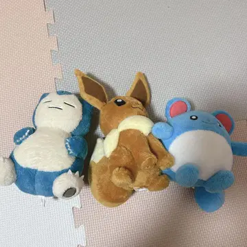 포켓몬 봉제 인형 카비곤 마릴 이브이 묶음 판매