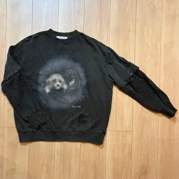 ADRER 스위치 슬리브 헤비 웨이트 맨투맨 강아지