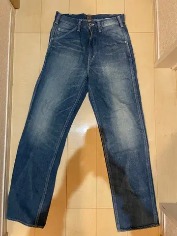 모모타로 진즈 백리본 다크 블루 데님 팬츠