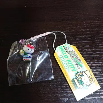 지역 한정 키티 매듭 스트랩 후쿠이 한정판 에치젠 수선화 버전