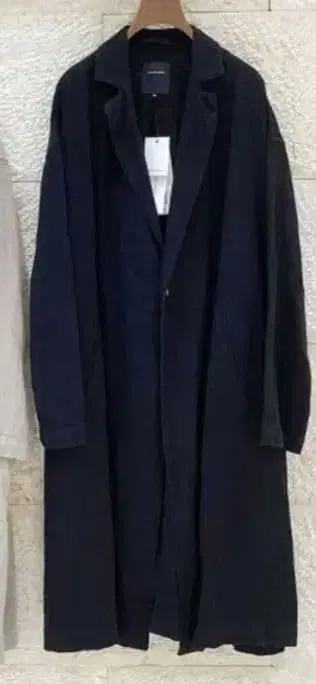 새상품 68,200엔 파드칼레 선염 코튼 린넨 카르제 코트