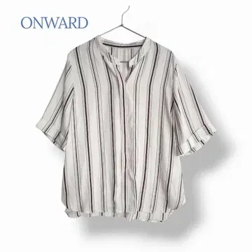 ONWARD L 사이즈 상의 블라우스 반팔