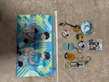 하이큐!! 굿즈 묶음 판매 파우치 키링 세트