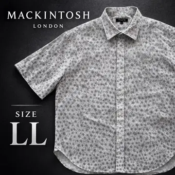 [ 새상품급 ] MACKINTOSH 매킨토시 반팔 셔츠 LL 꽃무늬