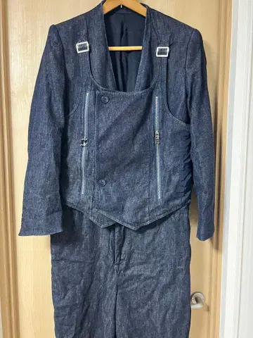 FACETASM 데님 올인원 점프수트 인디고 사이즈 4 레어