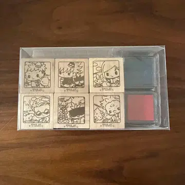 주술회전 산리오 콜라보 스탬프 세트 6개입