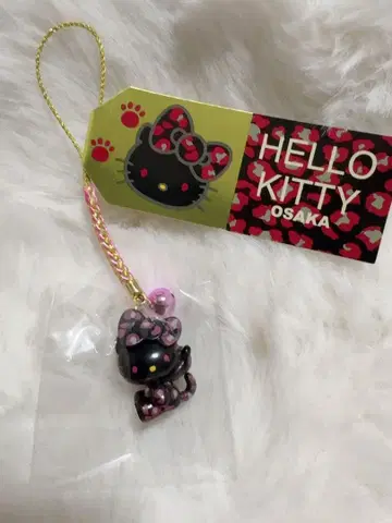 [ 오사카 한정판 ] 블랙 갸루 키티 끈 스트랩