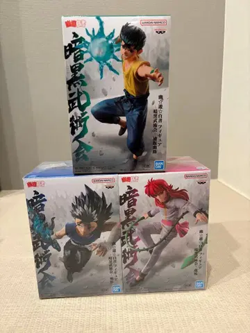 유유백서 암흑무술회 피규어 3체 세트