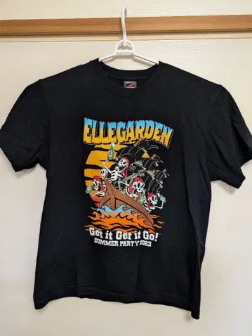 ELLEGARDEN 스컬 디자인 T셔츠 LSize