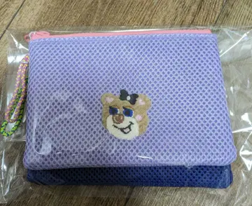 새상품 LOVERARY BY FEILER 페이러 도업 테디 파우치