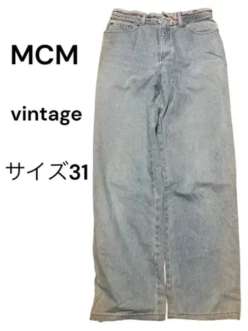 90s MCM 데님 vintage 사이즈 31 아메카지 청바지 이탈리아