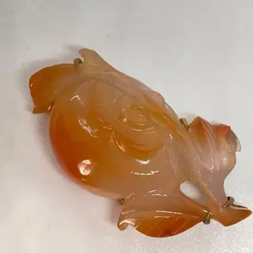 040520 본 마노 빨간색 붉은 마노 감옥 구슬 조각 오비 고정 띠