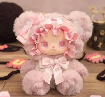 Lovely emma 봉제 인형 핑크 BEAR ALLIANCE