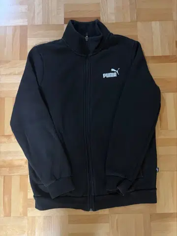 PUMA 트랙 자켓 저지 블랙 속기모