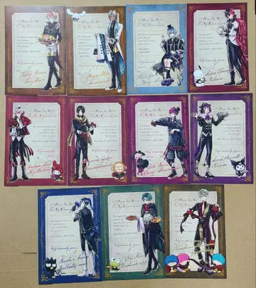 악마 집사와 블랙 고양이 산리오 엽서 11장 세트