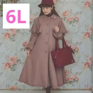 시마무라 아오키 미사코 니나스 케이프 디자인 코트 6L