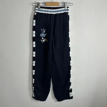 90s 빈티지 트랙 저지 네이비 KNIT 자수 Y2K 구제 의류