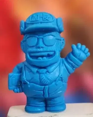 아라레짱 지우개 파란색 새상품급 희귀 (펭귄 마을의 원장 선생님)