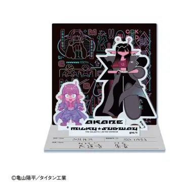 은하 특급 밀키 서브웨이 콘셉트 아크릴 스탠드 아카네