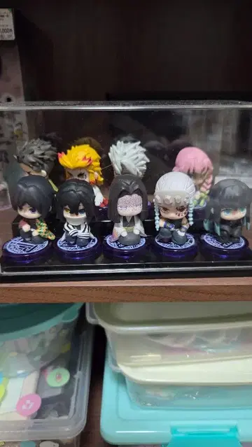 귀멸의 칼날 미니 피규어 9개 세트