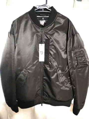 유니클로 +J 하이브리드 다운 오버 사이즈 MA-1 (XL 07 그레이)