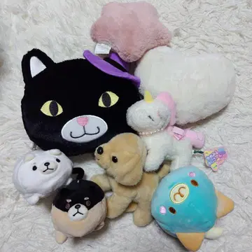봉제 인형 묶음 판매 개 고양이 유니콘