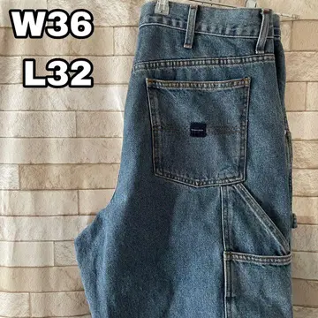 캘빈클라인 페인터 팬츠 데님 소재 멕시코제 자수 36 x 32