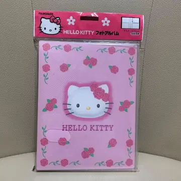 산리오 레트로 키티 로즈 후지필름 사진 앨범 56매 수납