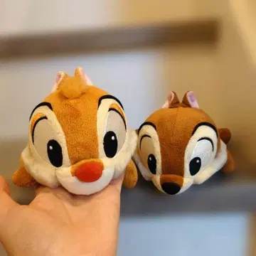 디즈니 칩과 데일 봉제 인형 2체 세트