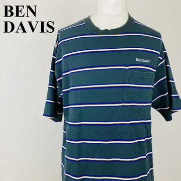 BEN DAVIS 보더 T셔츠 오버 사이즈 L 1148-B