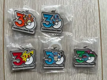포켓몬 30주년 메탈 참 마스코트 메지루시 액세서리 5종 세트