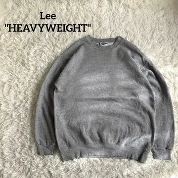 90s Lee HEAVYWEIGHT 무지 맨투맨 L 그레이