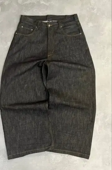 BELVET 배기 리지드 데님