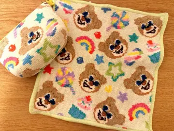 LOVERARY 해피 팝 니코 손수건, 파우치