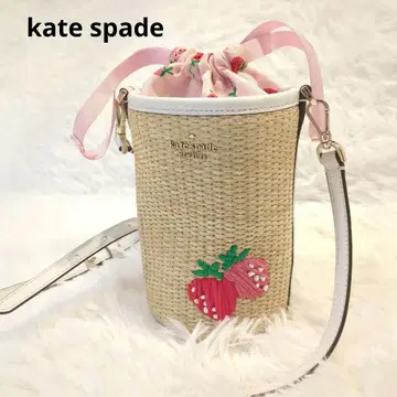 [레어] kate spade 딸기 자수 숄더백 바스켓백