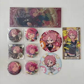 앙스타 코하쿠 아르카나 카드 캔뱃지 코스터 홀로 티켓